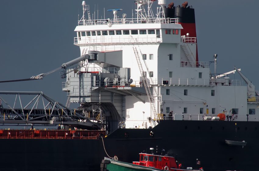 Porto de Santos recebe navio gigante 3,5 vezes maior que o Maracanã